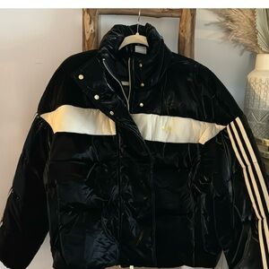 Adidas Women's Black Puffer Jacket